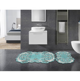 Mijölnir Juego de alfombrillas de baño Turquesa